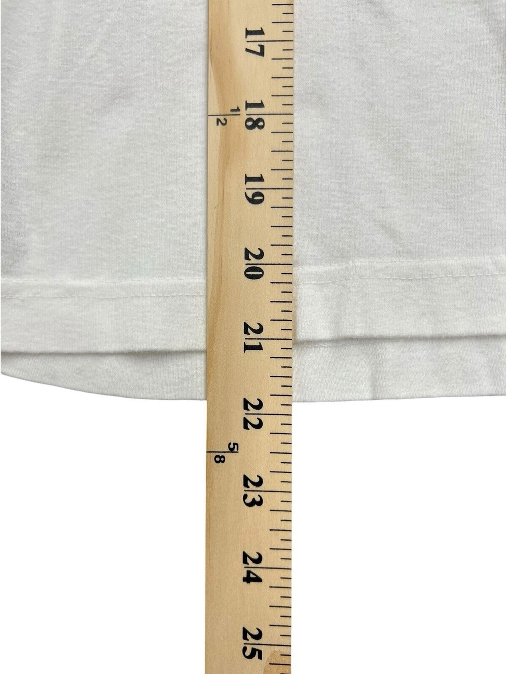 Polo Jeans Ralph Lauren Baby Tee White V-Neck Women’s Large Y2K - Picture 6 of 6